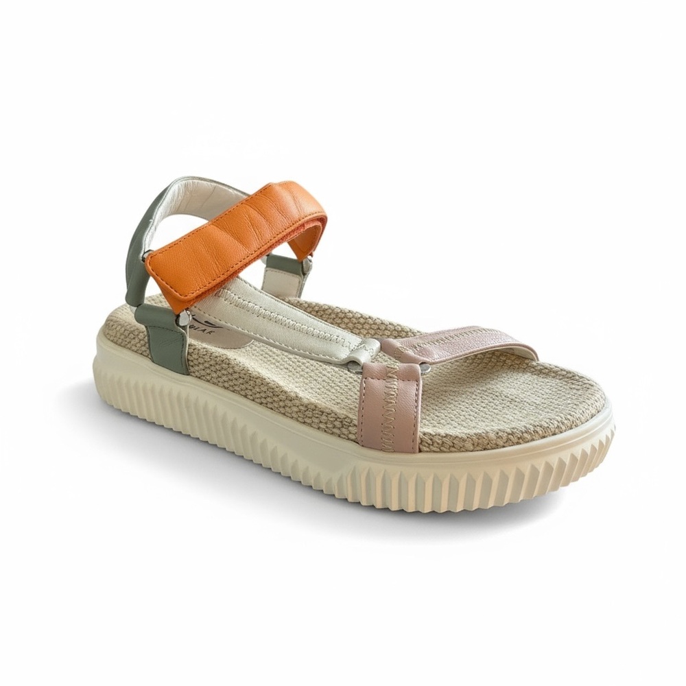 VOILE BLANCHE Lisa 20 Leather‎ Multicolor Sandals